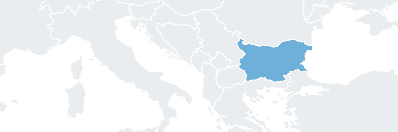 Map of Bulgaria