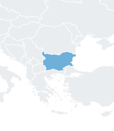 Map of Bulgaria