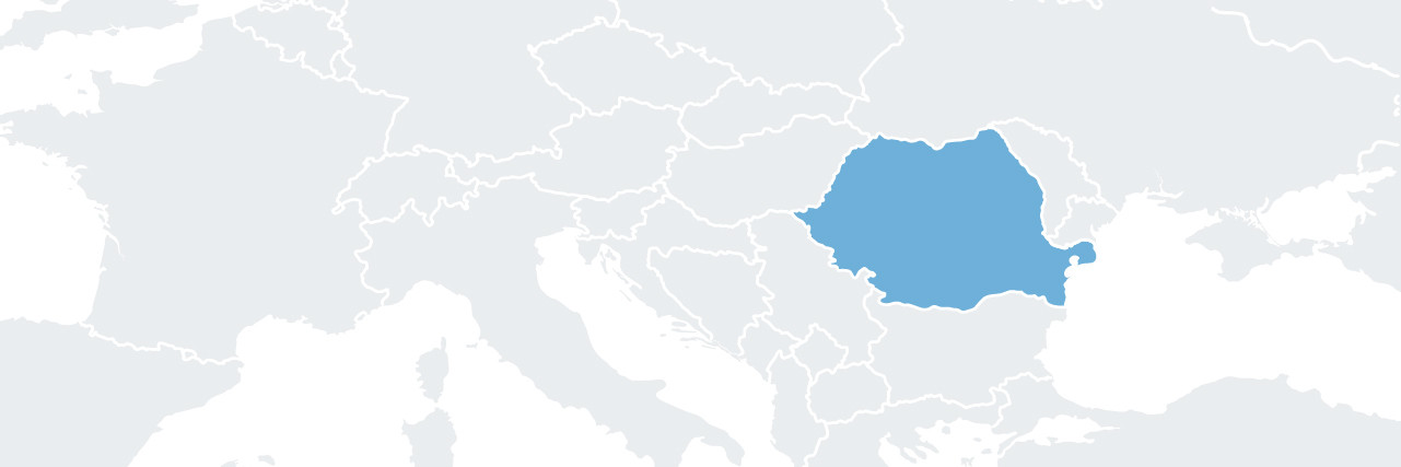 Map of Romania