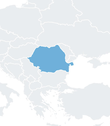 Map of Romania