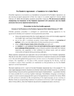 Prevention in the Pandemic Agreement