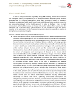 Brief on Article 5 of the Bureau's Text of the WHO CA+
